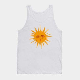 hippie sun woman Tank Top